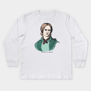 Charlotte Brontë Kids Long Sleeve T-Shirt